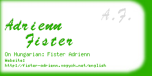 adrienn fister business card